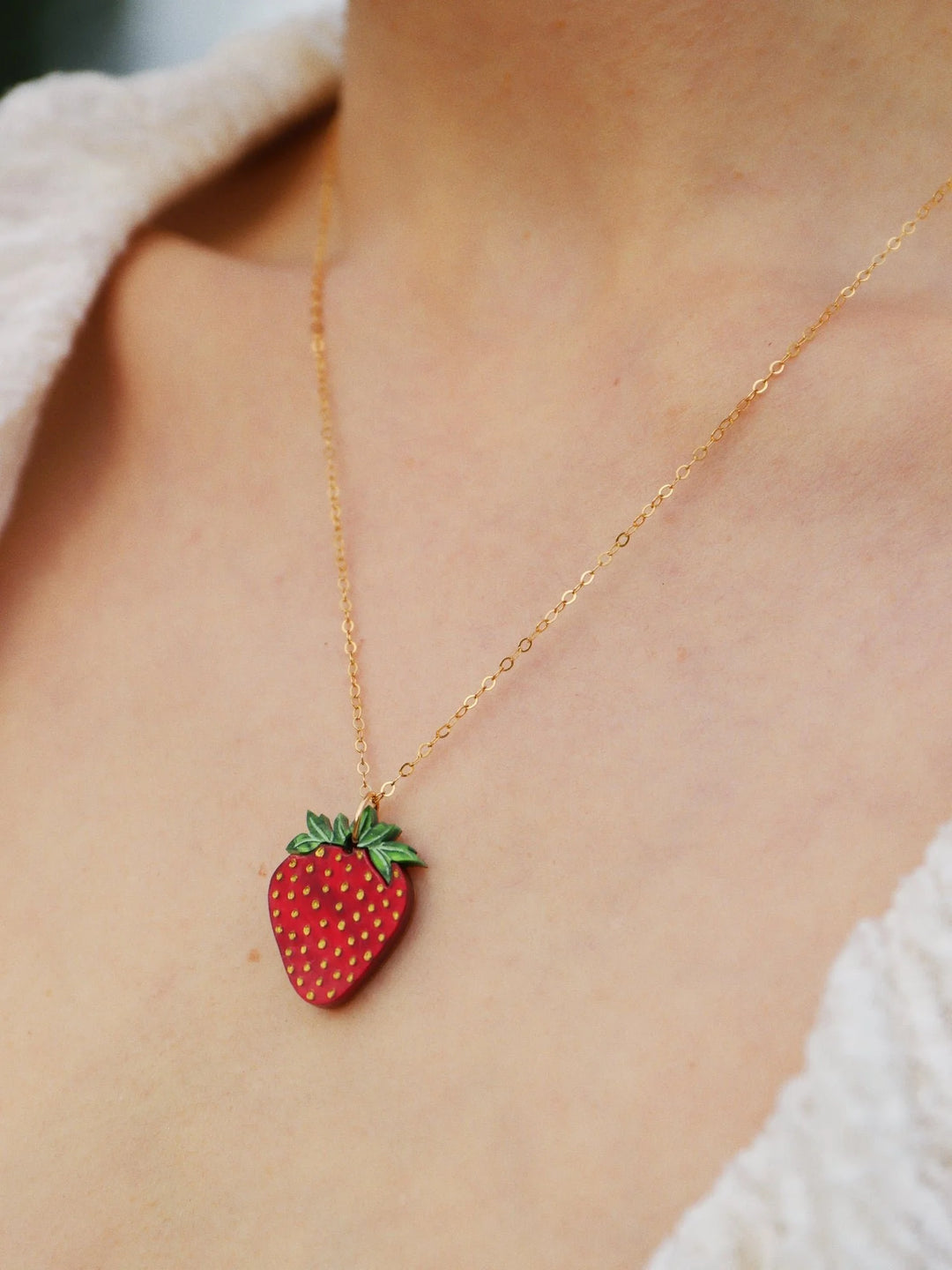 WOLF &amp; MOON | NECKLACES | Strawberry II Necklace