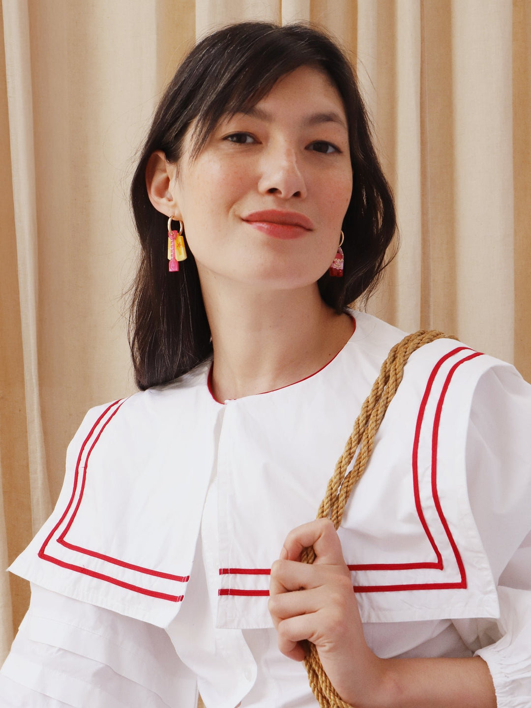 WOLF &amp; MOON | EARRINGS | Bucket &amp; Spade Hoops