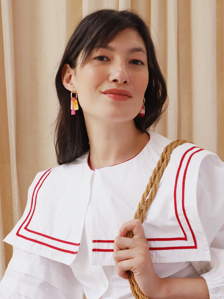 WOLF &amp; MOON | EARRINGS | Bucket &amp; Spade Hoops