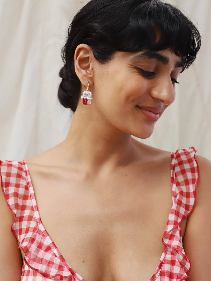 WOLF &amp; MOON | EARRINGS | Sardine Hoops