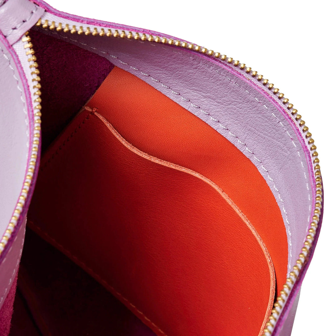 PROJECT DYAD | Selene Bag - Lilac / Lobster Red