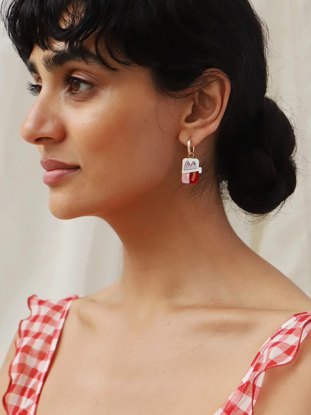 WOLF &amp; MOON | EARRINGS | Sardine Hoops