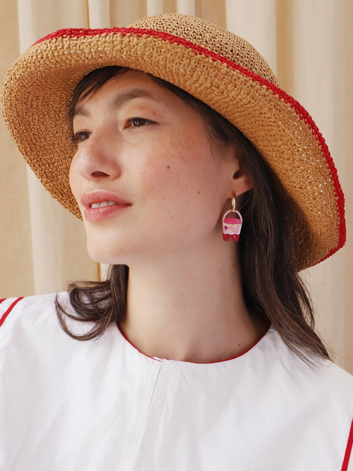 WOLF &amp; MOON | EARRINGS | Bucket &amp; Spade Hoops