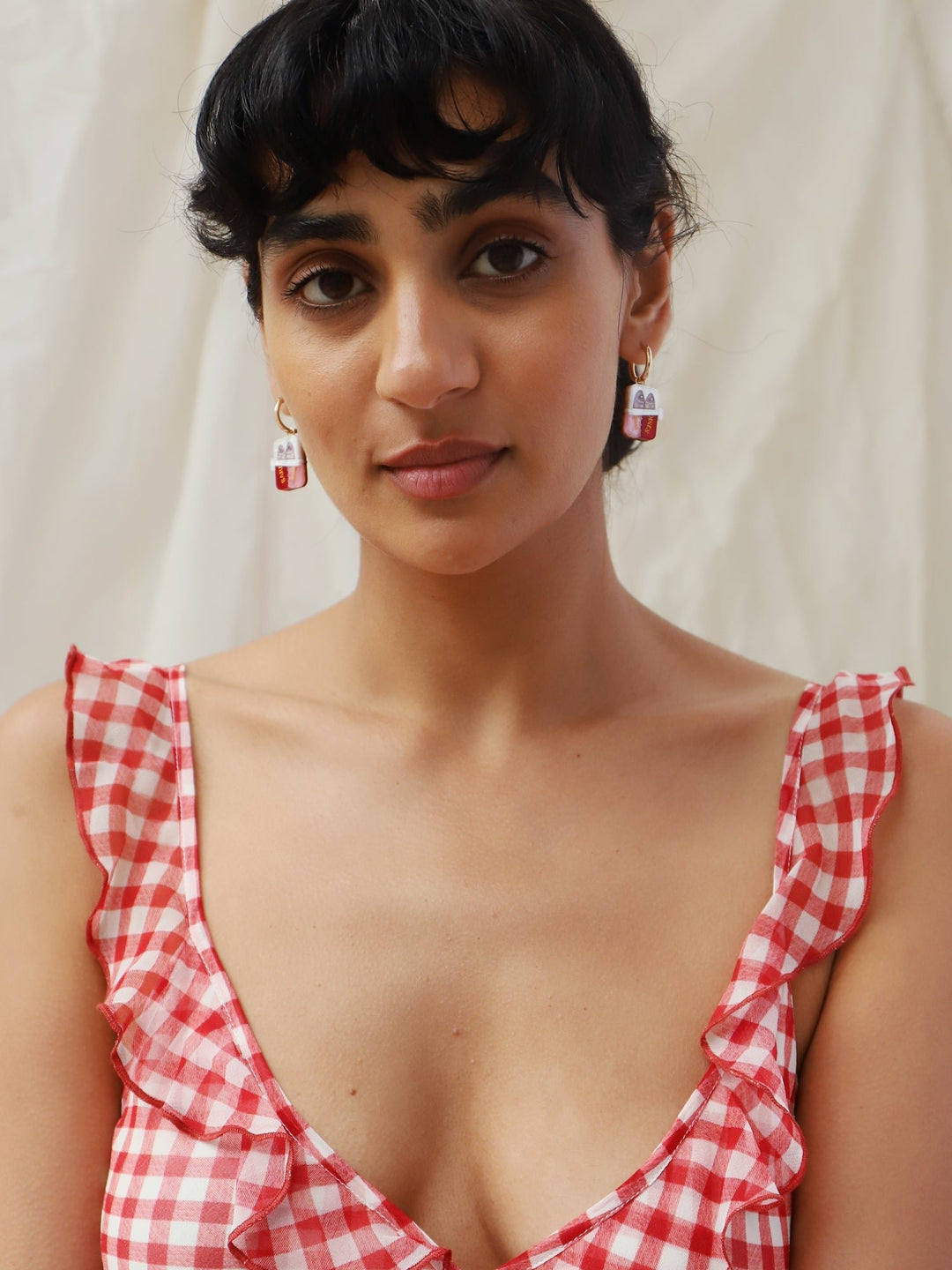 WOLF &amp; MOON | EARRINGS | Sardine Hoops