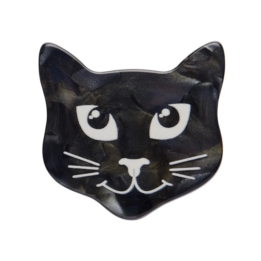 ERSTWILDER | BROOCHES | Cat Head Mini Brooch