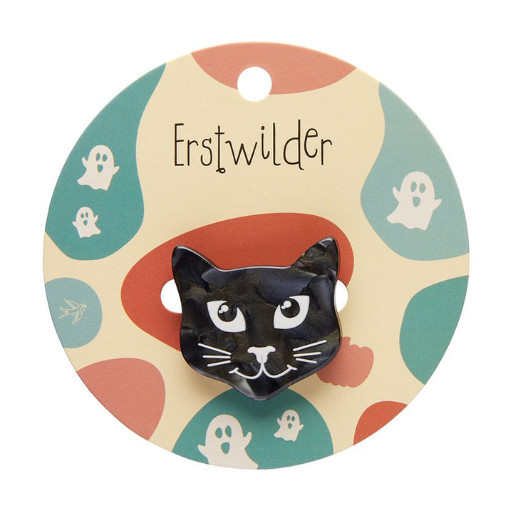 ERSTWILDER | BROOCHES | Cat Head Mini Brooch