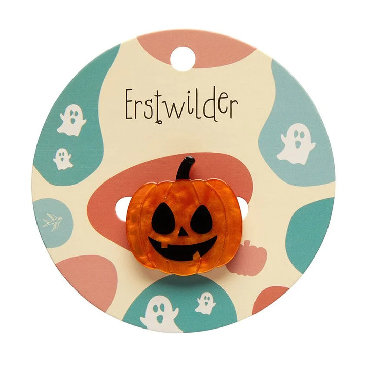 ERSTWILDER | BROOCHES | Jack O Lantern Mini Brooch