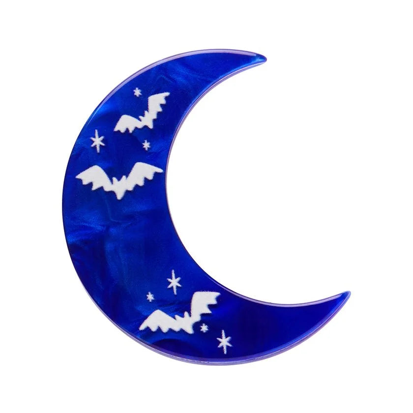 ERSTWILDER | BROOCHES | Half Moon Bat Mini Brooch