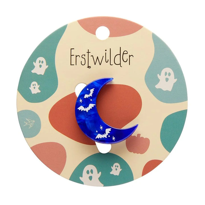 ERSTWILDER | BROOCHES | Half Moon Bat Mini Brooch
