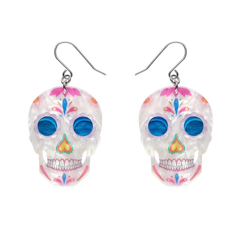 ERSTWILDER | EARRINGS | Dia De Los Muertos Drop Earrings
