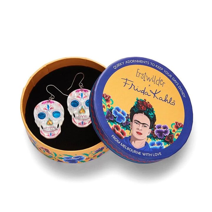 ERSTWILDER | EARRINGS | Dia De Los Muertos Drop Earrings