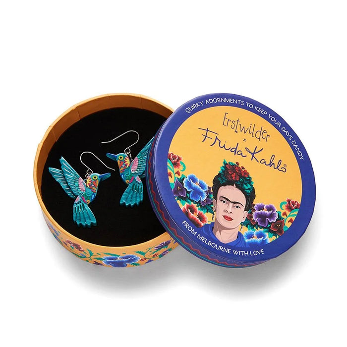 ERSTWILDER | EARRINGS | Frida's Hummingbird Drop Earrings