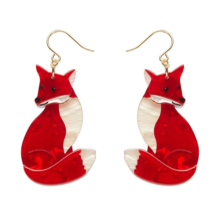 ERSTWILDER | EARRINGS | Charming Fox Drop Earrings