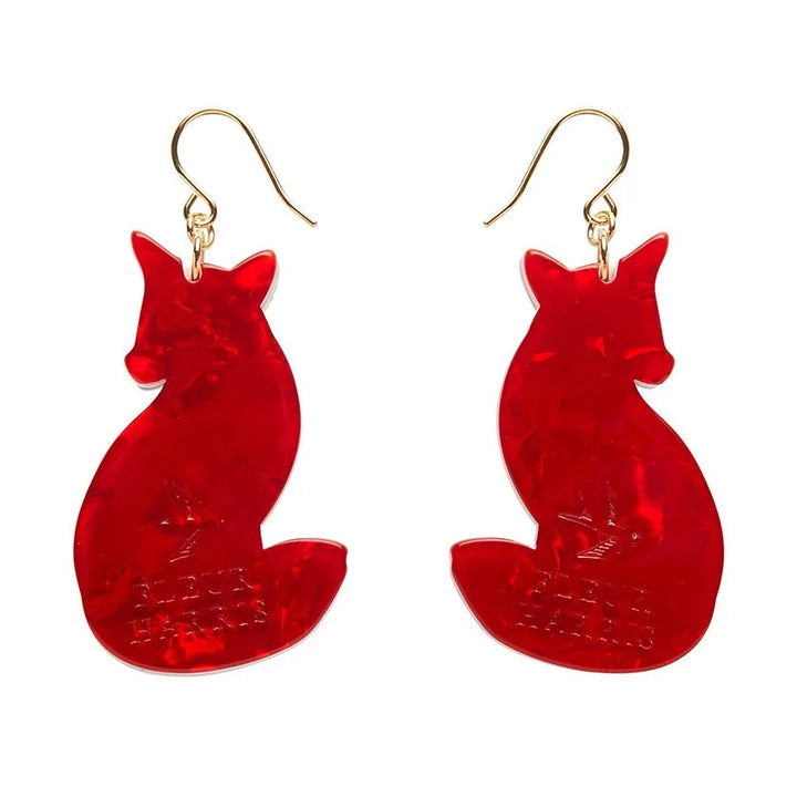 ERSTWILDER | EARRINGS | Charming Fox Drop Earrings