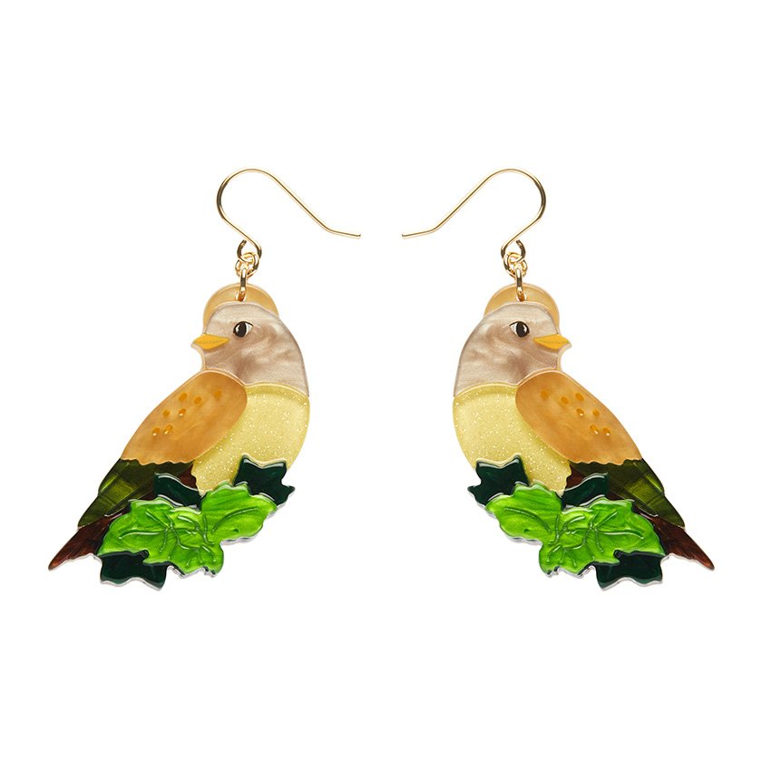 ERSTWILDER | EARRINGS | Wondrous Warbler Drop Earrings