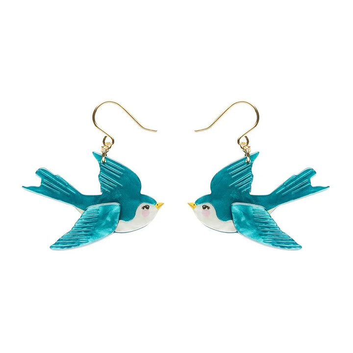 ERSTWILDER | EARRINGS | Graceful Swallow Drop Earrings
