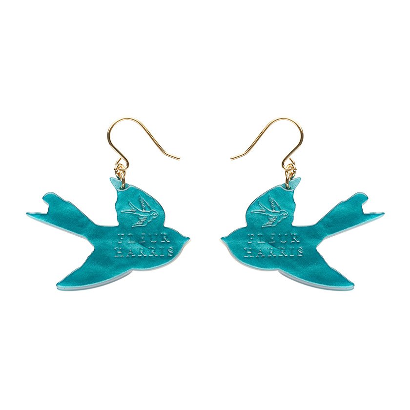 ERSTWILDER | EARRINGS | Graceful Swallow Drop Earrings