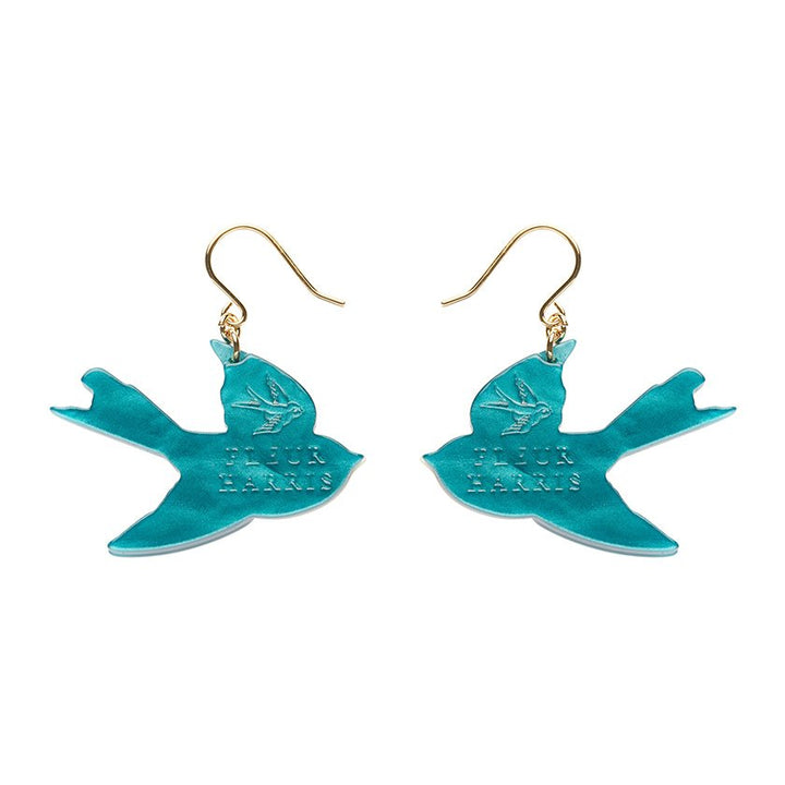ERSTWILDER | EARRINGS | Graceful Swallow Drop Earrings