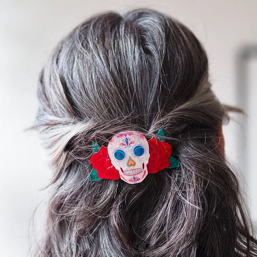ERSTWILDER | HAIR CLIPS | Dia De Los Muertos Hair Clip Barrette