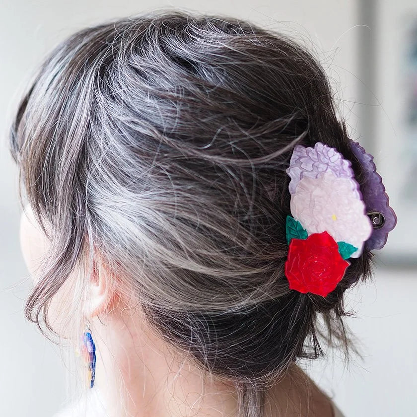 ERSTWILDER | HAIR CLIPS | Declaración Floral Hair Claw