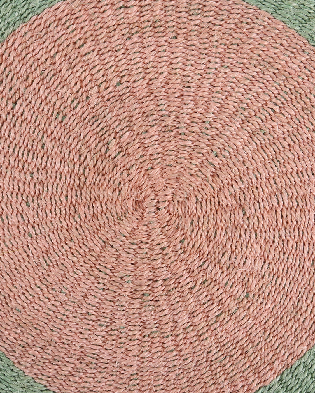 ZAMBARAU Dusty Pink and Sapling Green Placemat — official product photograph