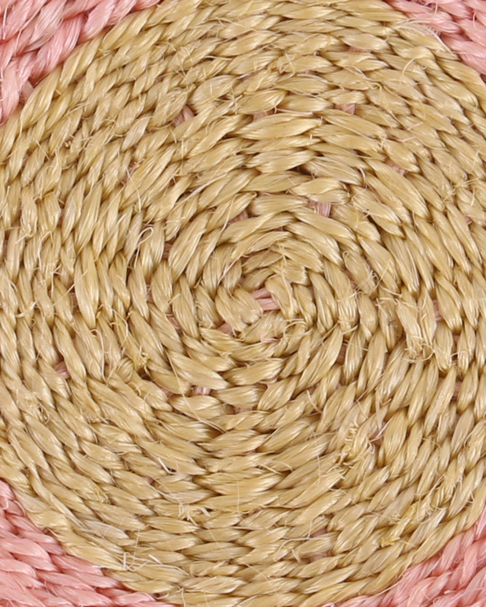 SAMBAMBA Butter Yellow and Dusty Pink Coaster — official product photograph