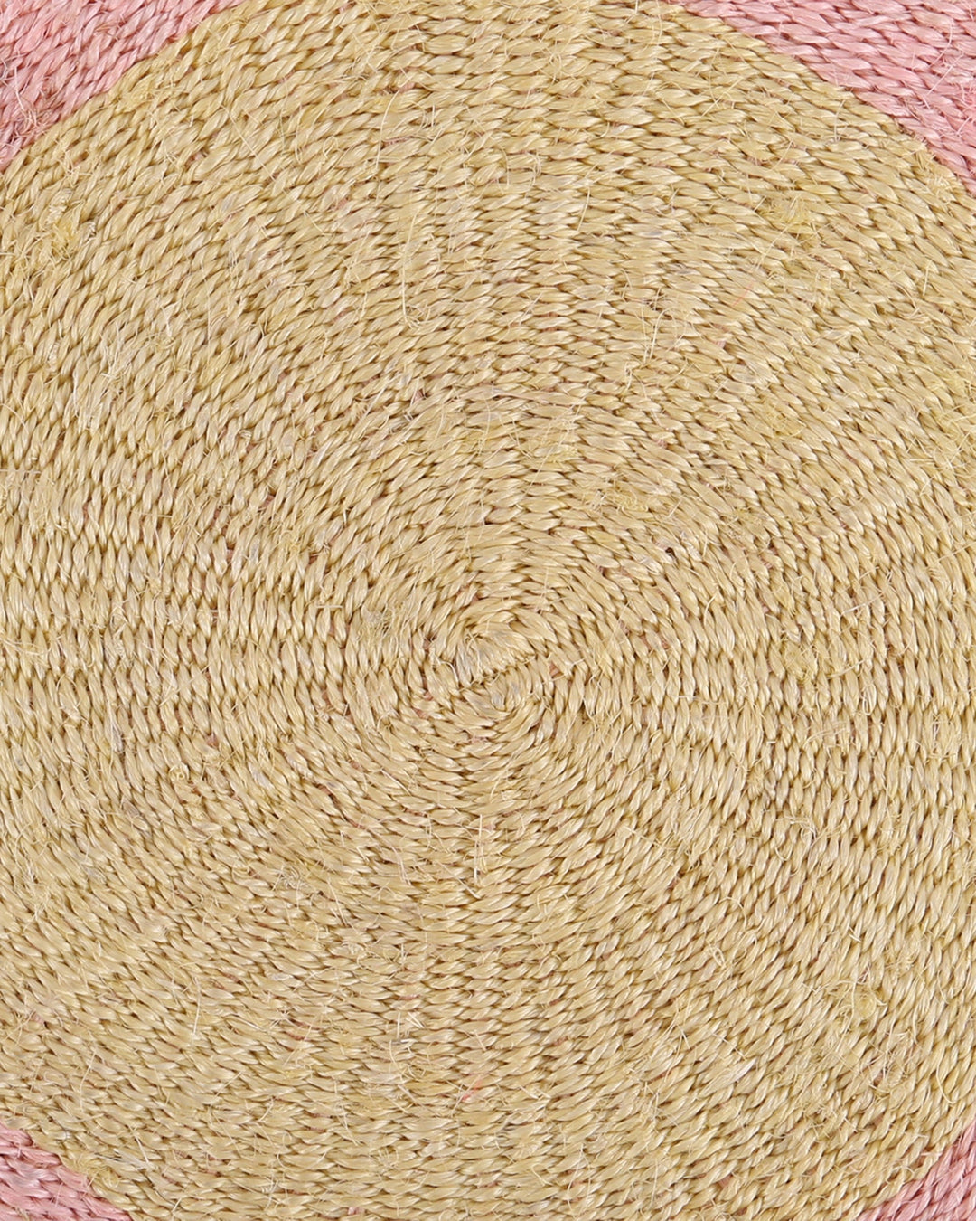SAMBAMBA Butter Yellow and Dusty Pink Placemat — official product photograph