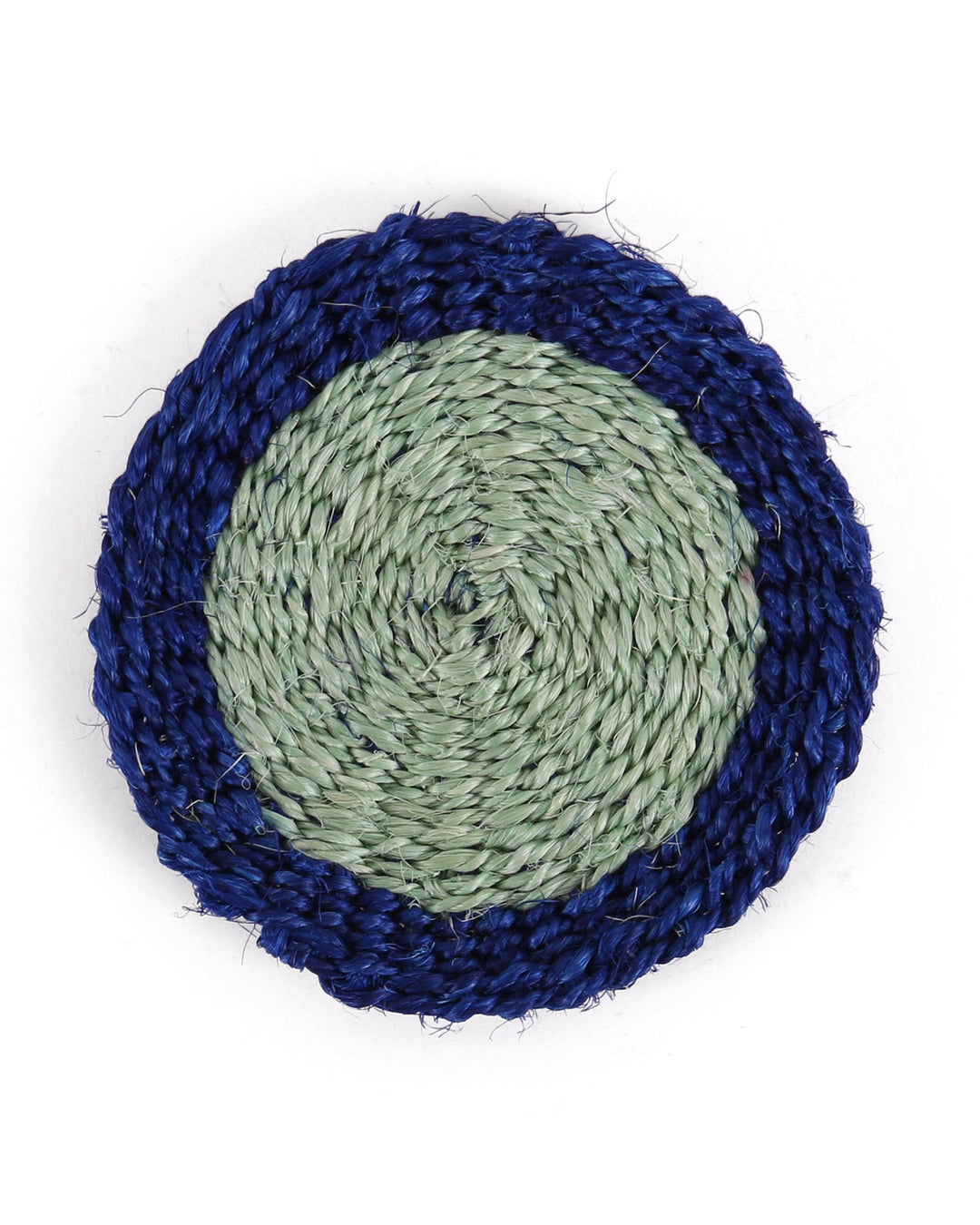 KALAMU Sapling Green and True Blue Coaster — official product photograph