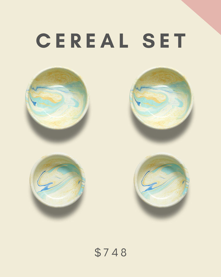 BORNN X GOOSEBUMP | Enamel Tableware Gift Set | Cerael Set