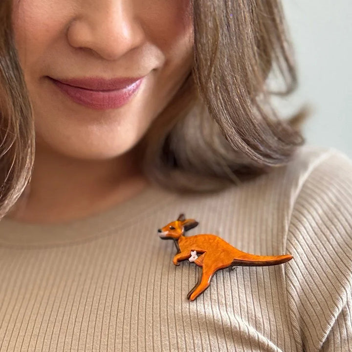 ERSTWILDER | BROOCHES | Joy the Kangaroo Brooch