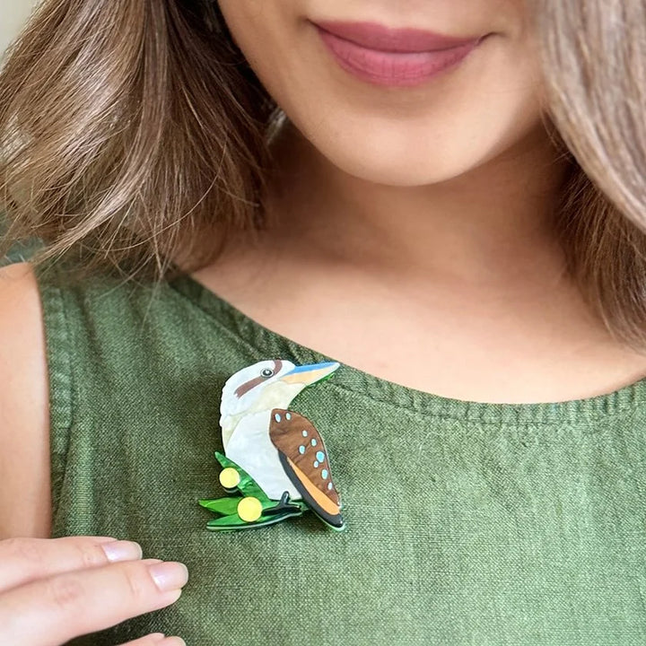 ERSTWILDER | BROOCHES | Kirby the Kookaburra Brooch