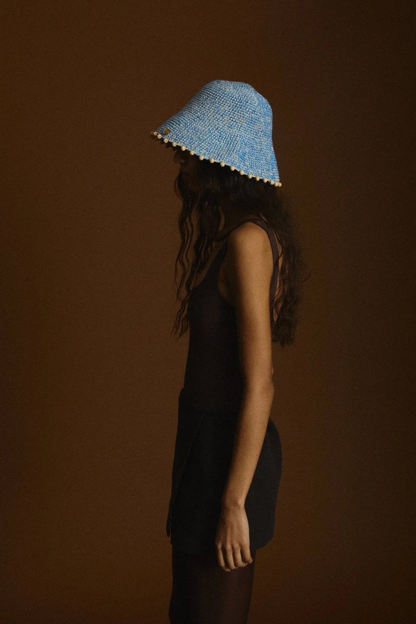 EARTH AGE | HATS | Helix Wooden Brim – Azure