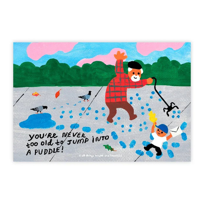 All Things Bright And Beautiful | Puddle jumping