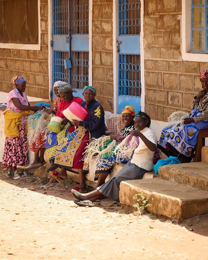 The Basket Room — group of basket weavers outdoors