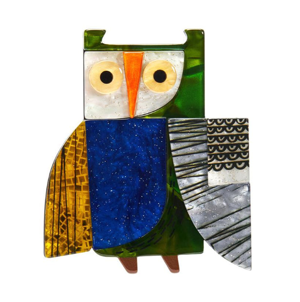 ERSTWILDER | BROOCHES | An Owl Named Hoot Brooch