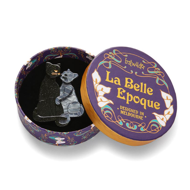 ERSTWILDER | BROOCHES | Feline Embrace Brooch