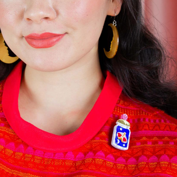 ERSTWILDER | BROOCHES | Midnight Eternal Mini Brooch
