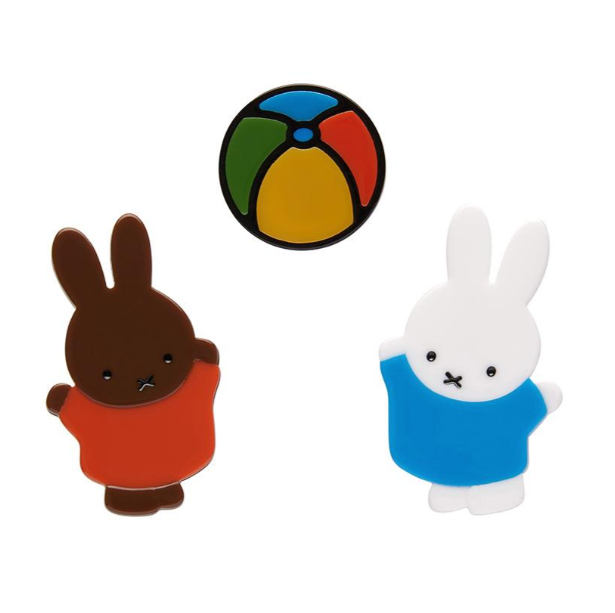 ERSTWILDER | BROOCHES | Miffy And Melanie Mini Brooch Set