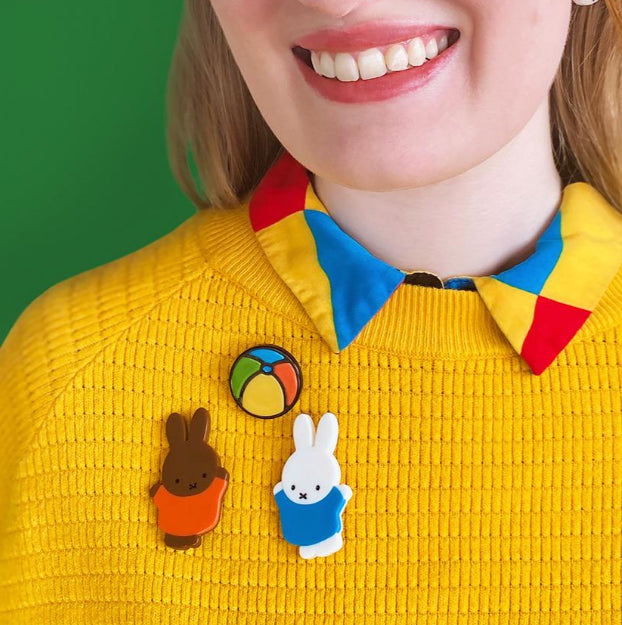 ERSTWILDER | BROOCHES | Miffy And Melanie Mini Brooch Set