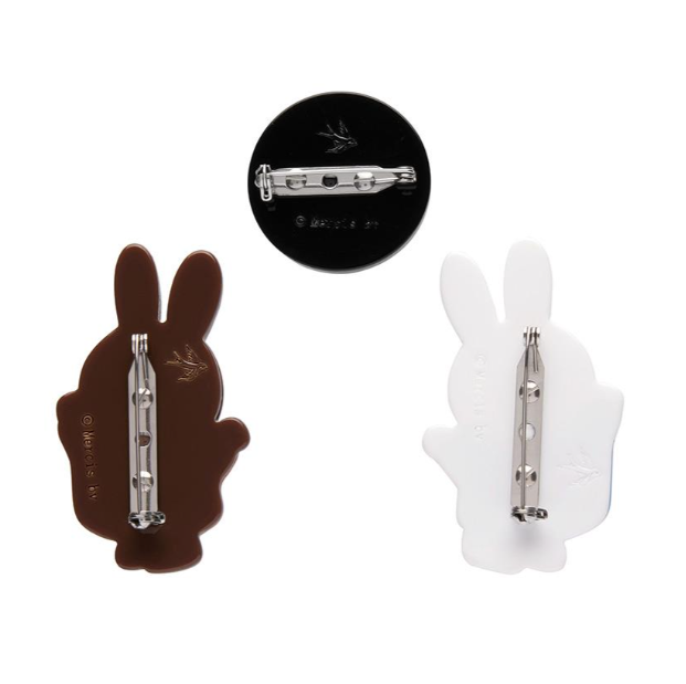 ERSTWILDER | BROOCHES | Miffy And Melanie Mini Brooch Set
