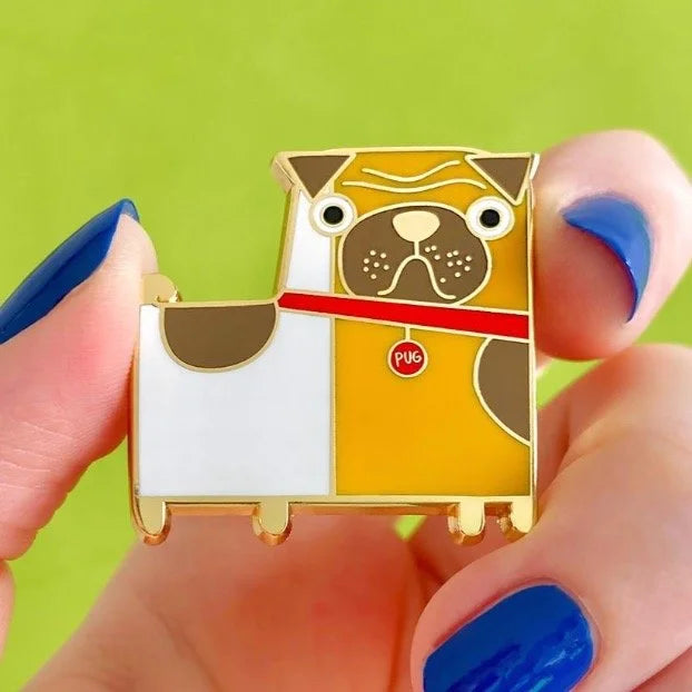 ERSTWILDER | ENAMEL PIN | Order Of The Pug Enamel Pin