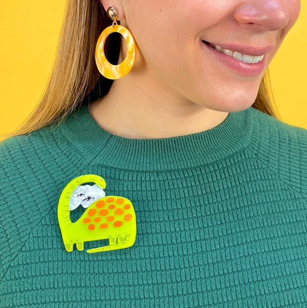 ERSTWILDER | BROOCHES | Thunder Lizard Brooch