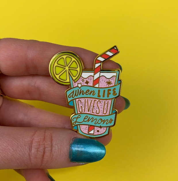 ERSTWILDER | ENAMEL PIN | When Life Gives U Lemons Enamel Pin