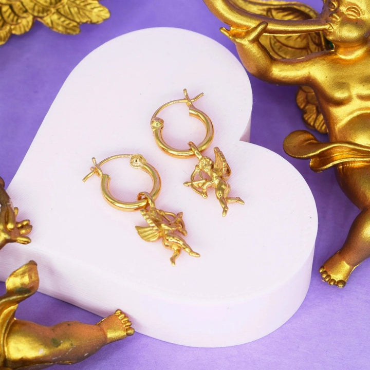 GOOD DAZE | EARRINGS | Flying Cupid Earrings
