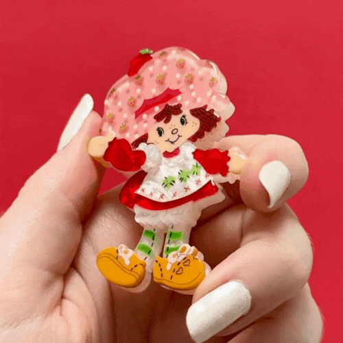 ERSTWILDER | BROOCH | Strawberry Shortcake Brooch