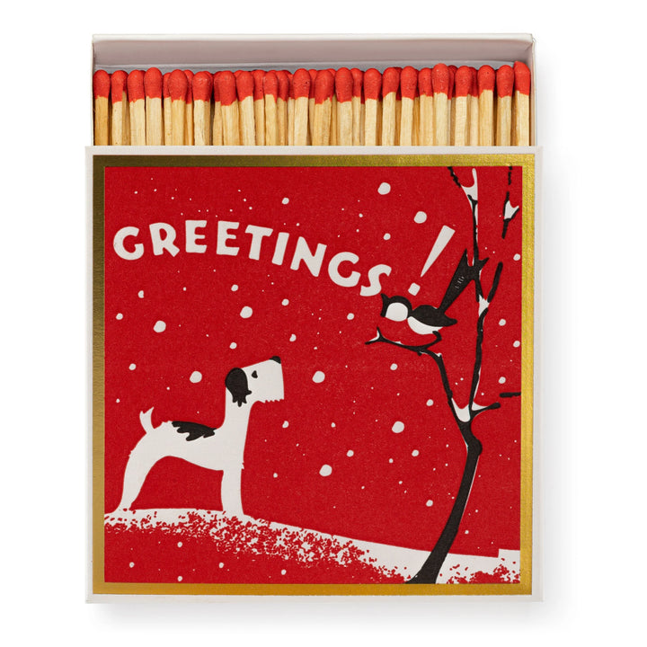 ARCHIVIST | Safety Matches | Winter Greetings! Matchbox