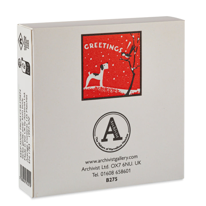 ARCHIVIST | Safety Matches | Winter Greetings! Matchbox