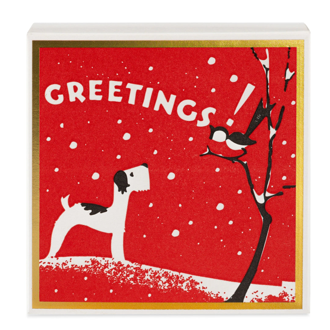ARCHIVIST | Safety Matches | Winter Greetings! Matchbox