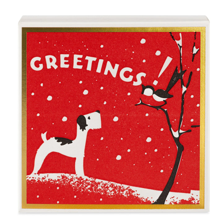ARCHIVIST | Safety Matches | Winter Greetings! Matchbox