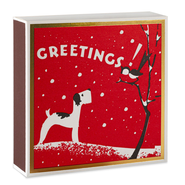ARCHIVIST | Safety Matches | Winter Greetings! Matchbox